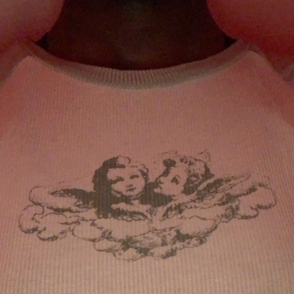 SHEIN angelic crop top - Picture 1 of 3